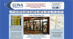 Desktop Screenshot of lunamarketinginc.com
